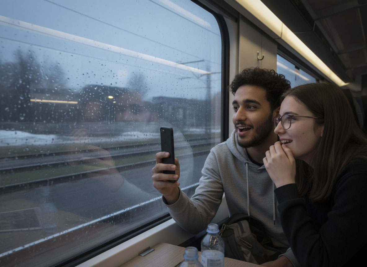 No matter the weather, the platform will guide you.